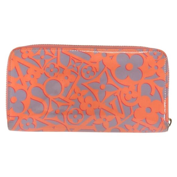 LOUIS VUITTON Sweet Monogram Zippy Wallet Long Wallet Orange M90124 Auth 143485 - Picture 2 of 16